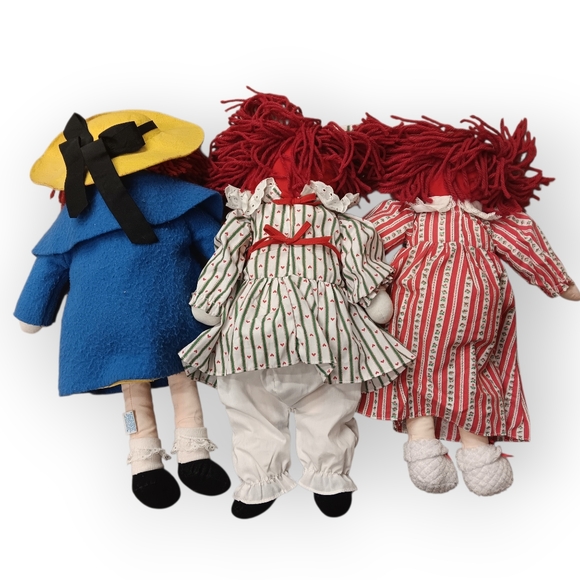 1990 Madeline Rag Dolls by Eden - Picture 2 of 3